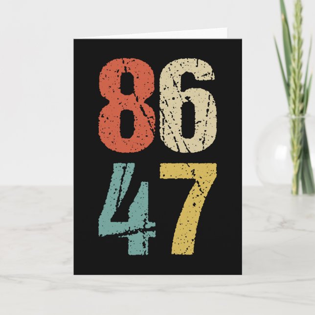 Antitrump - 86 47 I Kort (Framsida)