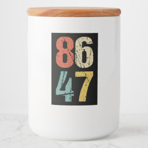 Antitrump - 86 47 I Mat Etikett