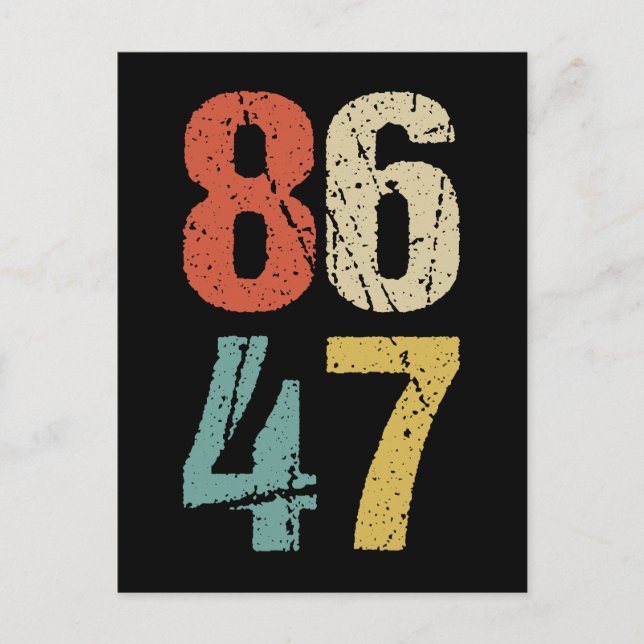 Antitrump - 86 47 I Vykort (Framsida)