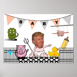 Antitrump/Baby. Poster
