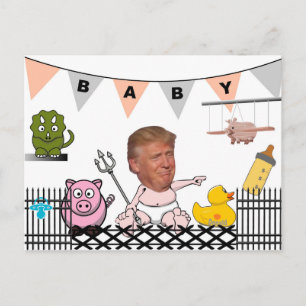 Antitrump/Baby. Vykort