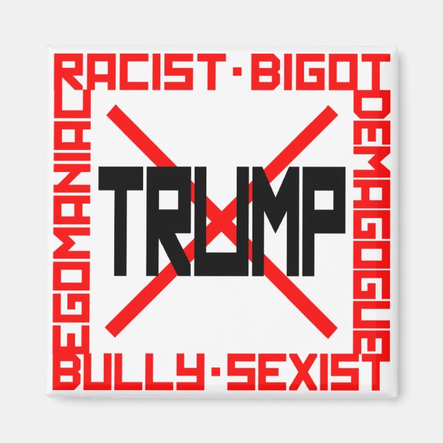 Antitrump Magnet (Framsidan)