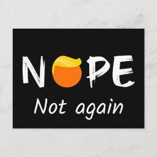 Antitrump - Nej, inte igen II Helg Vykort