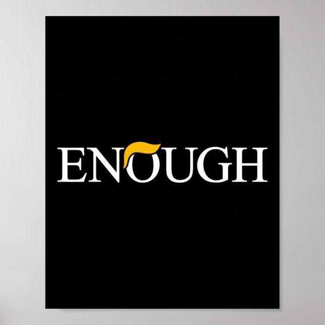 Antitrump nog politisk protest rolig  poster (Framsidan)