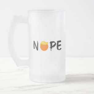 Antitrump - Nope Edition II Frostat Ölglas