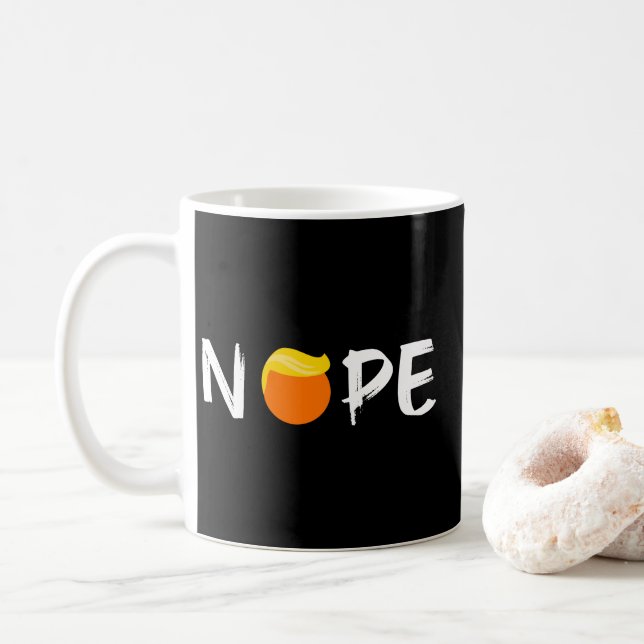 Antitrump - Nope Edition II Kaffemugg (Med munk)