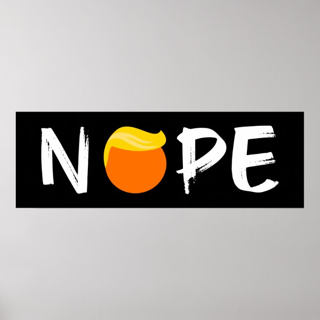 Antitrump - Nope Edition II Poster (Framsidan)