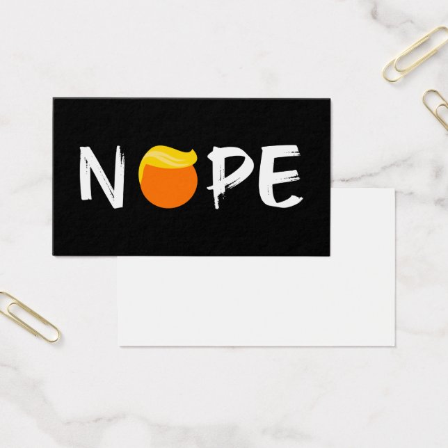 Antitrump - Nope Edition II Visitkort (Kontor)
