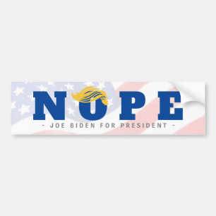 ANTITRUMP NOPE TRUMP HAIR PRESIDENTIAL BILDEKAL