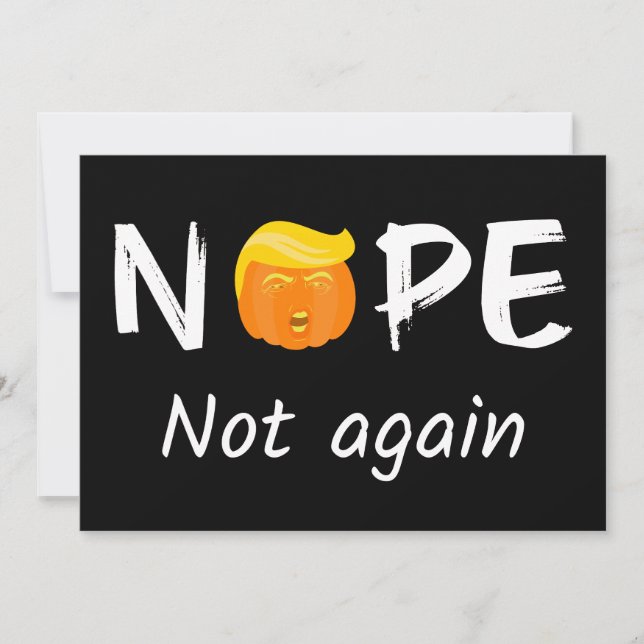 Antitrump - påve, inte igen Halloween Edition II (Framsida)