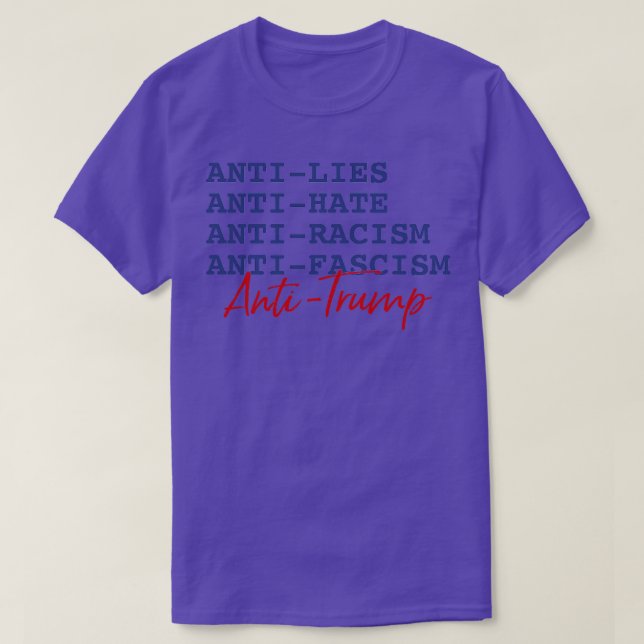 antitrump Pin T Shirt (Design framsida)