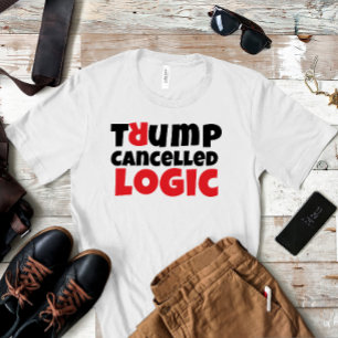 Antitrump studentprotest slogan röd svart t shirt