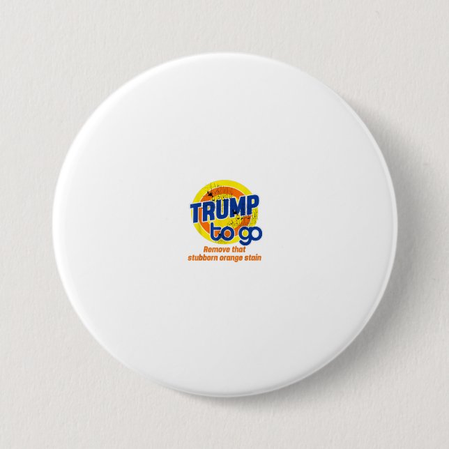 AntiTrump Trump To Go Vote Detergent Funny V Knapp (Framsida)