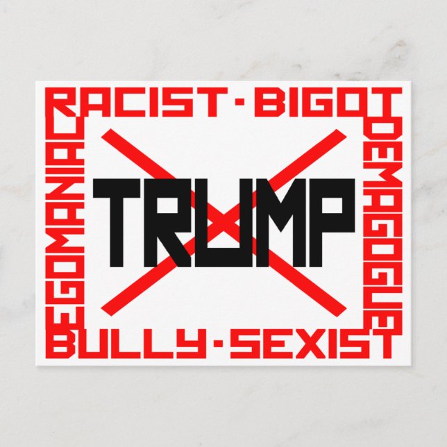 Antitrump Vykort (Framsida)