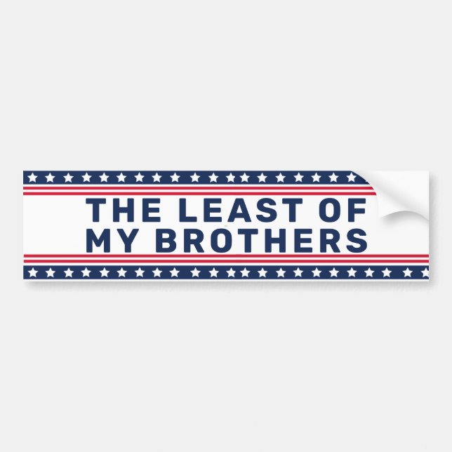 Antitrumpbibel Jesus-citat Bildekal (Framsidan)