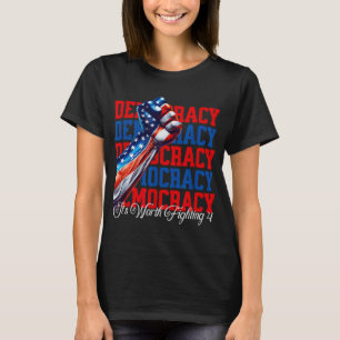 Antitrumpdemokrati - värdig kamp 4 t shirt