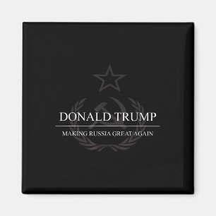 Antitrumpen Skapar Ryssland Underbart igen lustigt Magnet