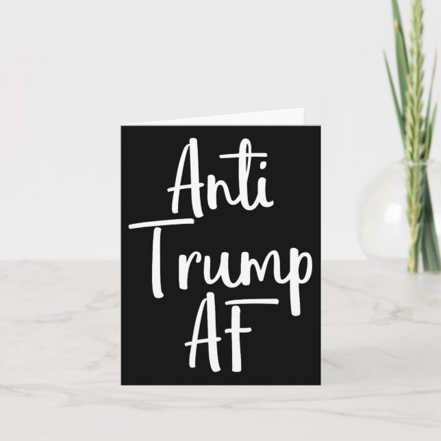 Antitrumpens AF-skiffermotstånd 45 Impeach-provnin Kort (Framsida)