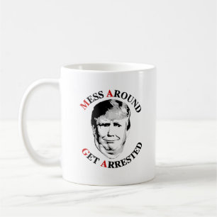Antitrumpens runt arrestering kaffemugg
