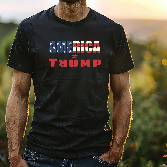 Antitrumpmerch-protest T-Shirt (America is not Trump. This T-shirt boldly opposes Donald Trump's immigration policies.)