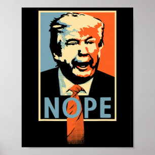 Antitrumpnop' Poster Resistens Parody Design