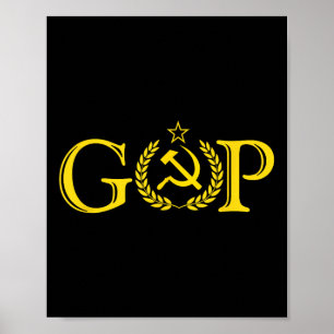 Antitrumpord _ Rysk republikansk _ Politisk Poster