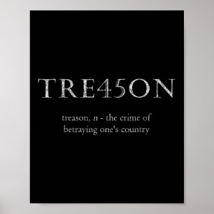 Antitrumporsak _ Tre45on Distress Impeach Poster