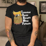 Antitrumpunny, akrostisk tee<br><div class="desc">Tecknaden Donald Trump med sin kambover med en akrost av hans namn. TRUMP är förkortningen för Tyrannical,  Racist,  Uncouth,  Elak och Pompous. Han är hatad av många. Visa att du är emot Donald Trump för president.</div>