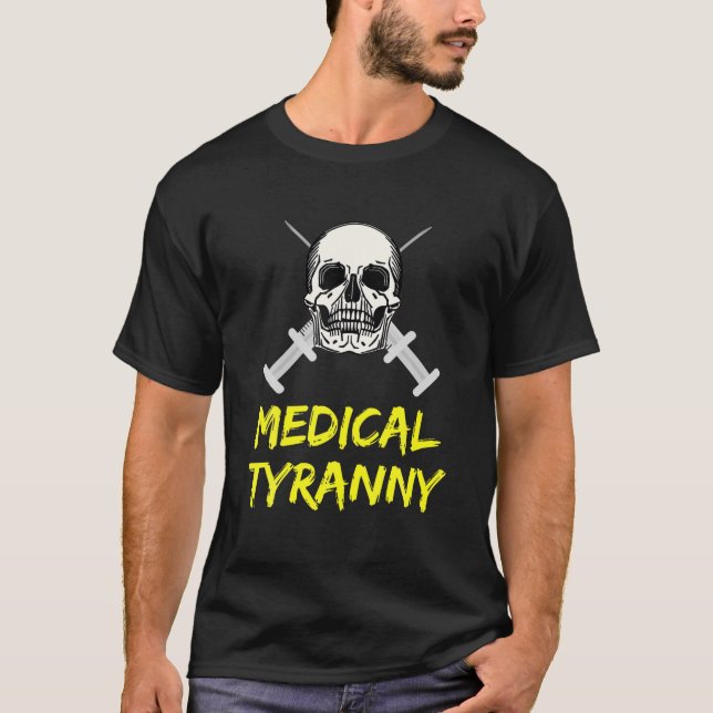Antityarnny mot vaccinmandat t shirt (Framsida)