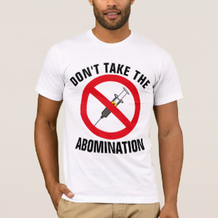 ANTIVACCIN TA INTE ABOMINATIONENS T-SHIRTS