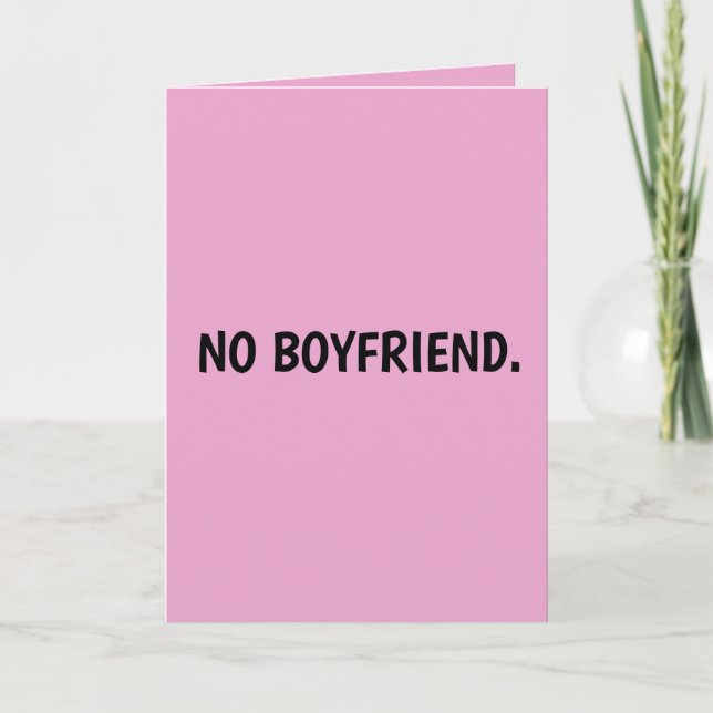 ANTIVALENTINSDAGEN ROLIGT GRATTISKORT VÄN HELGKORT (Framsida)