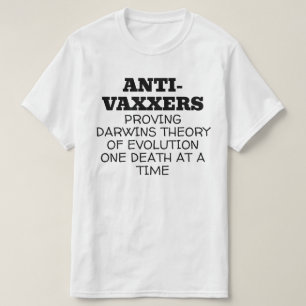 Antivaxxers Darwins Teori om utveckling T Shirt