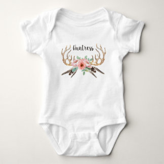 Antler Blommigt Baby Outfit T-shirt