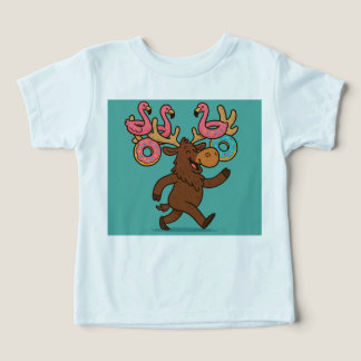 Antler Float Parade – Beach Pride Tee for Kids
