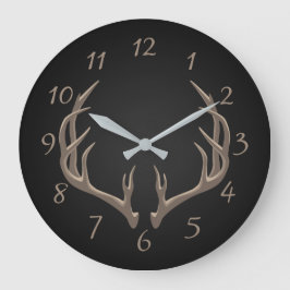 Antler Illustration Stor Klocka