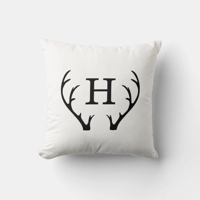 Antler Monogram Kudde (Framsida)