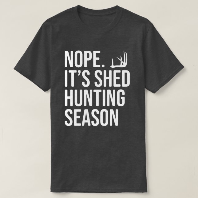 Antler Shed Hunting Shirt för Hjort och Elk T Shirt (Design framsida)