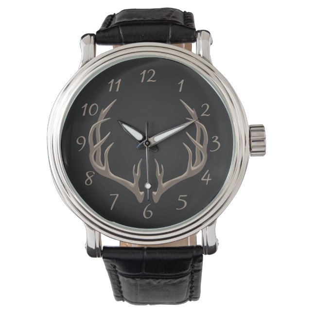 Antlers Illustration Armbandsur (Framsida)