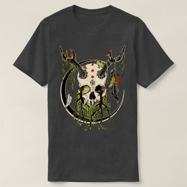 Antlers och Boughs T Shirt (Design framsida)