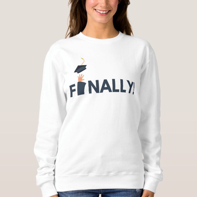 Äntligen examen för kvinnor  t shirt (Framsida)