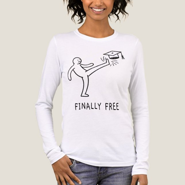 Äntligen fri t shirt (Framsida)