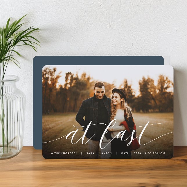 Äntligen | Fullt Photo Förlovning Meddelande (Skapare uppladdad)