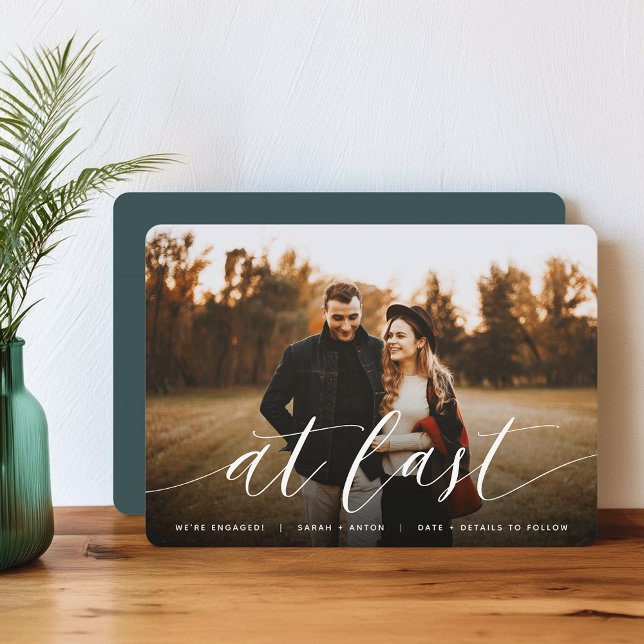 Äntligen | Fullt Photo Förlovning Meddelande (Skapare uppladdad)