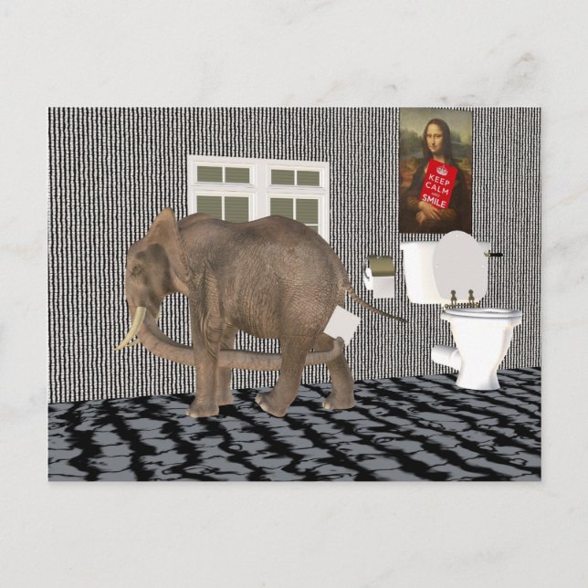 Äntligen Housebroke Vykort (Framsida)