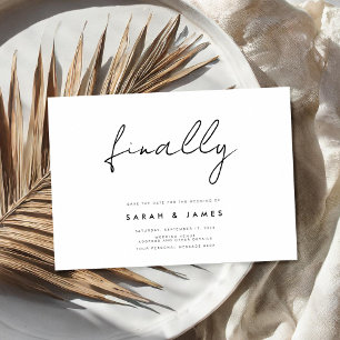 Äntligen kan man spara datumet med dagens minimali