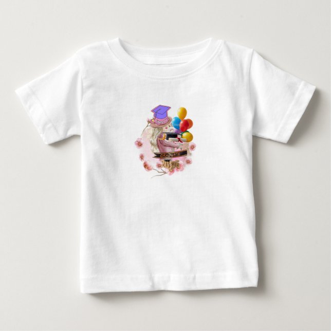Äntligen! Klass 2026 examen T Shirt (Framsida)