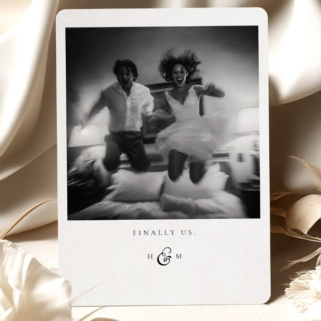 "Äntligen oss" Fototackkort Inbjudningar (Skapare uppladdad)