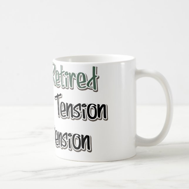 Äntligen pensionerad: Adjö, Hej, pension Kaffemugg (Höger)