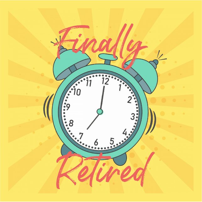 Äntligen, Retrött, stäng av larmklockan. Klistermärken (Framsida)