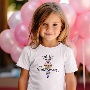 Äntligen skolbarn skolkon 1 klass skolstart t shirt